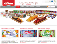 Tablet Screenshot of orieta.com